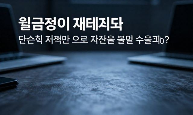 월급쟁이재테크 관련 이미지 - 월급쟁이재테크, 단순히 저축만으로 자산을 불릴 수 있을까요?