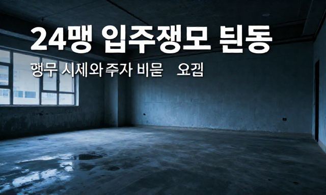 24평입주청소비용 관련 이미지 - 24평 입주청소비용 평균 시세와 추가 비용 결정 요소 총정리