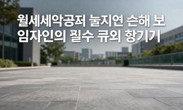 월세세액공제 관련 이미지 - 월세세액공제, 놓치면 손해 보는 임차인의 필수 권리 챙기기