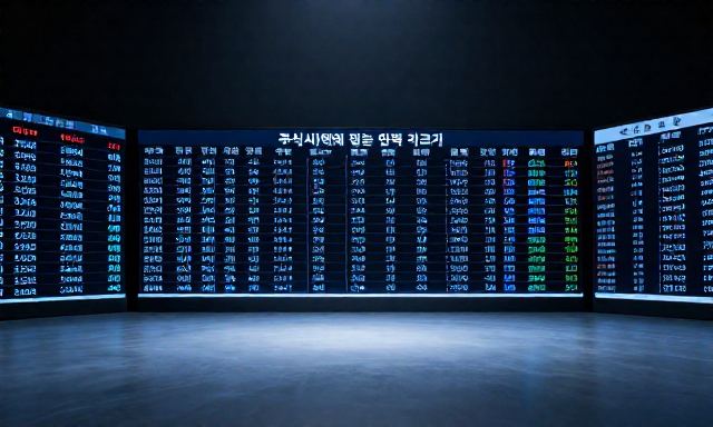 주식시세 관련 이미지 - 부동산 투자와 자산 배분의 핵심 기초, 주식시세 흐름을 읽는 안목 기르기